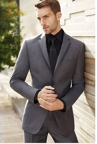 black tie for charcoal suit.